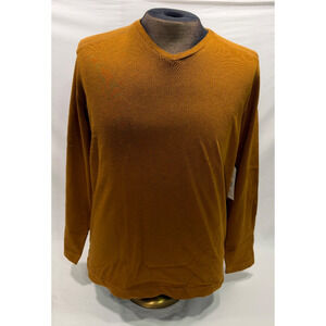 Cooper Jones Supply Long Sleeve V-Neck Topaz Medium New